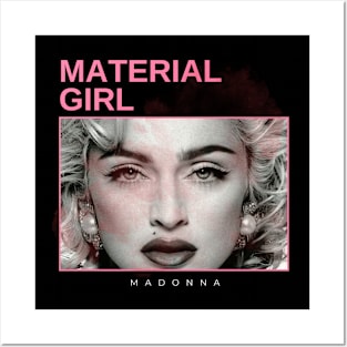 material girl - vintage minimalism Posters and Art